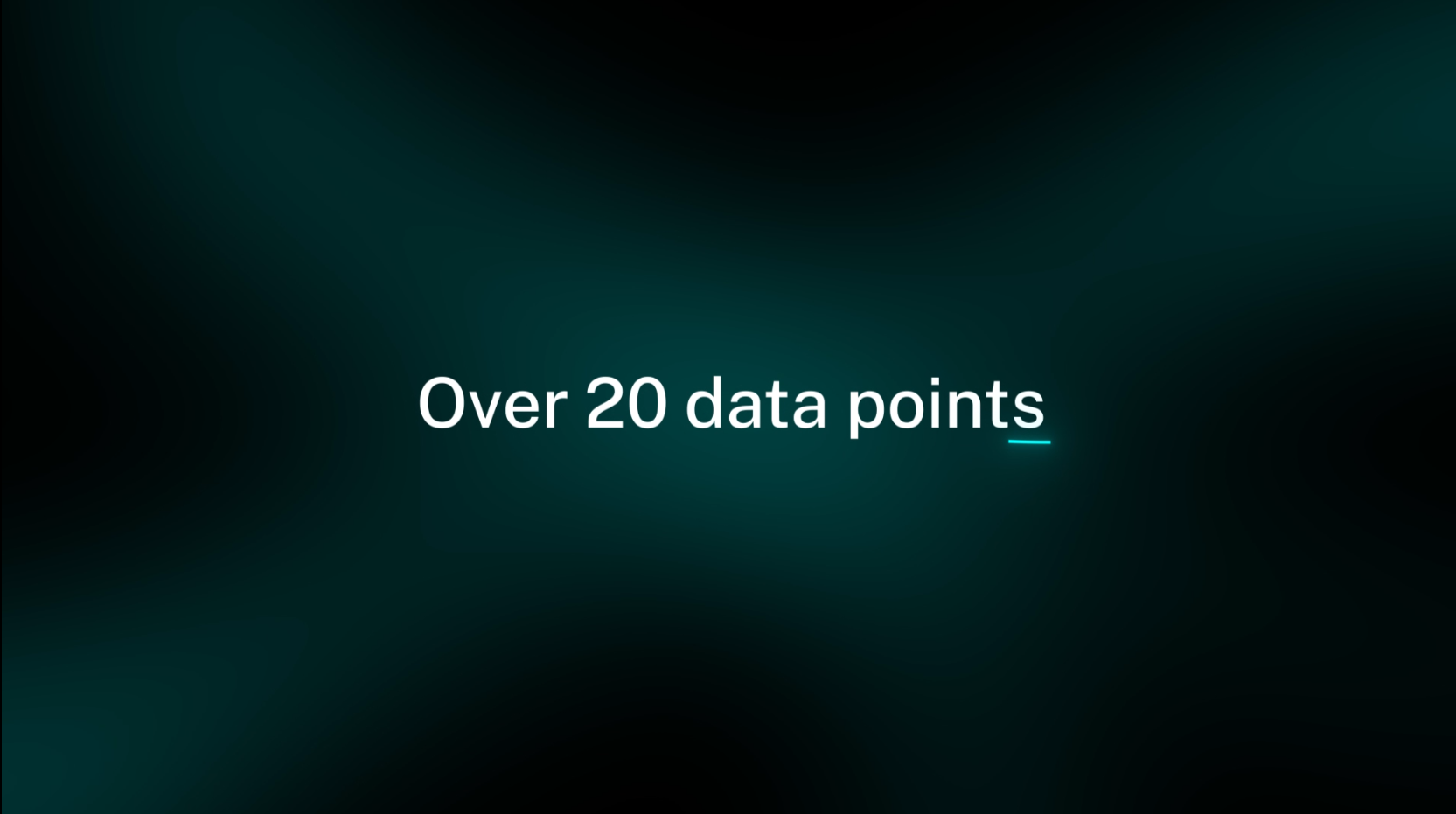 Over 20 Data Points